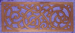 Carved wood trim and moldings