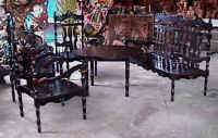 furniture, ebony furniture, bali indonesia